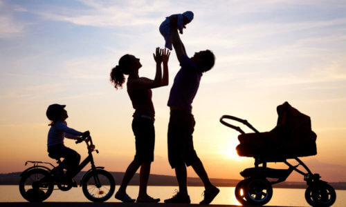 Happy Family With Health Cover