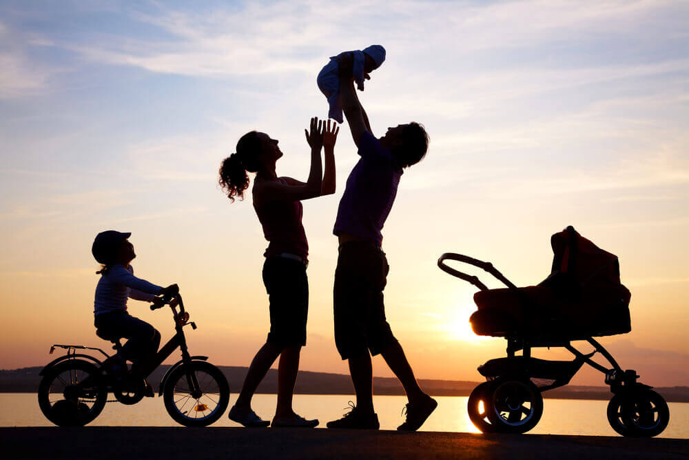 Happy Family With Health Cover